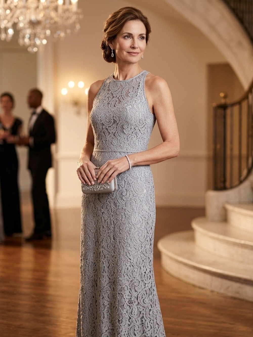 J Crew Pamela lace Maxi gown Size 8